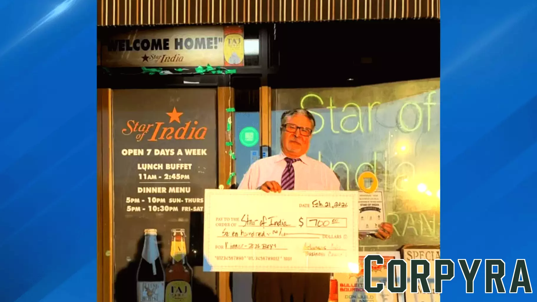 Little Rock's Star of India named Arkansas Asian Business of the Year for 2026