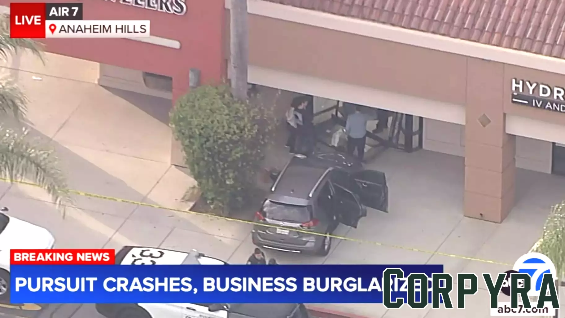 Police chase ends in multiple crashes after business burglarized in OC, authorities say