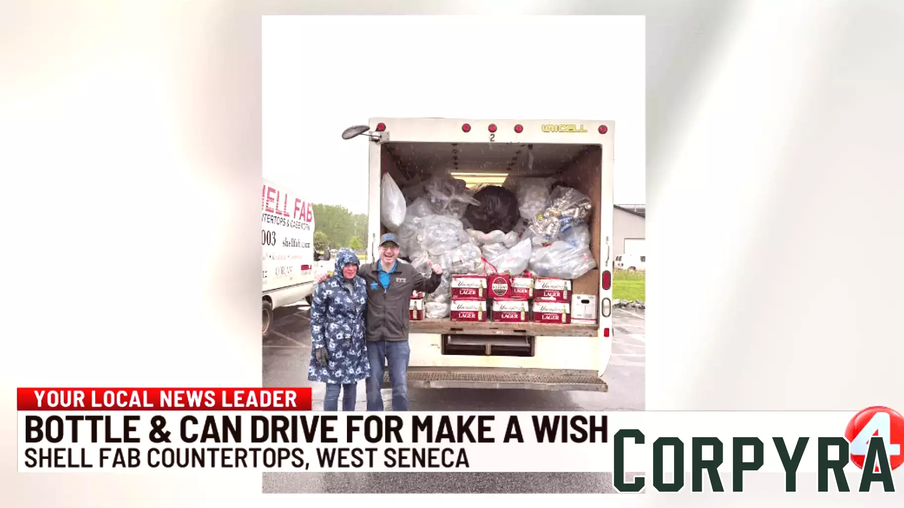 West Seneca business hosts bottle and can drive for Make-A-Wish