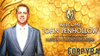 John Penhollow Appointed as President of Business Operations for the Vegas Golden Knights