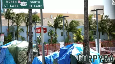 Unique Tactics in Downtown Los Angeles: Business Owner Uses 'Baby Shark' to Deter Homeless Encampments