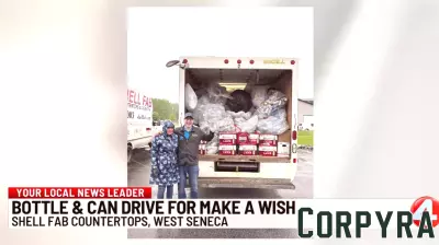 West Seneca business hosts bottle and can drive for Make-A-Wish